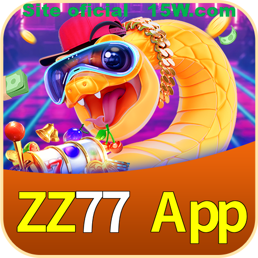 Imagem promocional da ZZ77 App mostrando a plataforma e suas vantagens